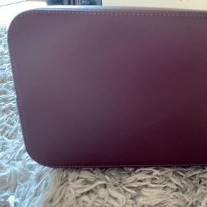 Maroon Kate Spade Bucket crossbody bag